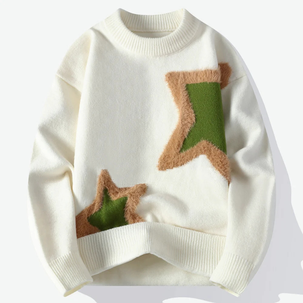 Alessandro - Pull en laine avec étoiles