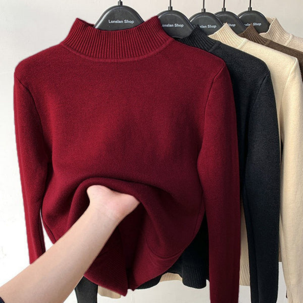 Alice - Pull col roulé de luxe