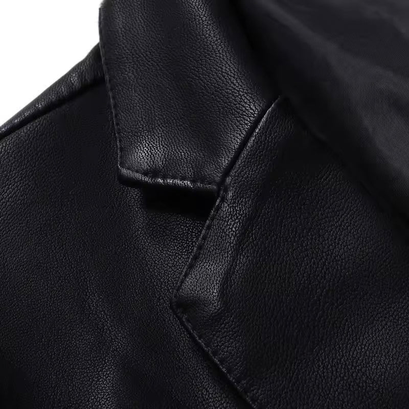 Giorgio Leather Blazer