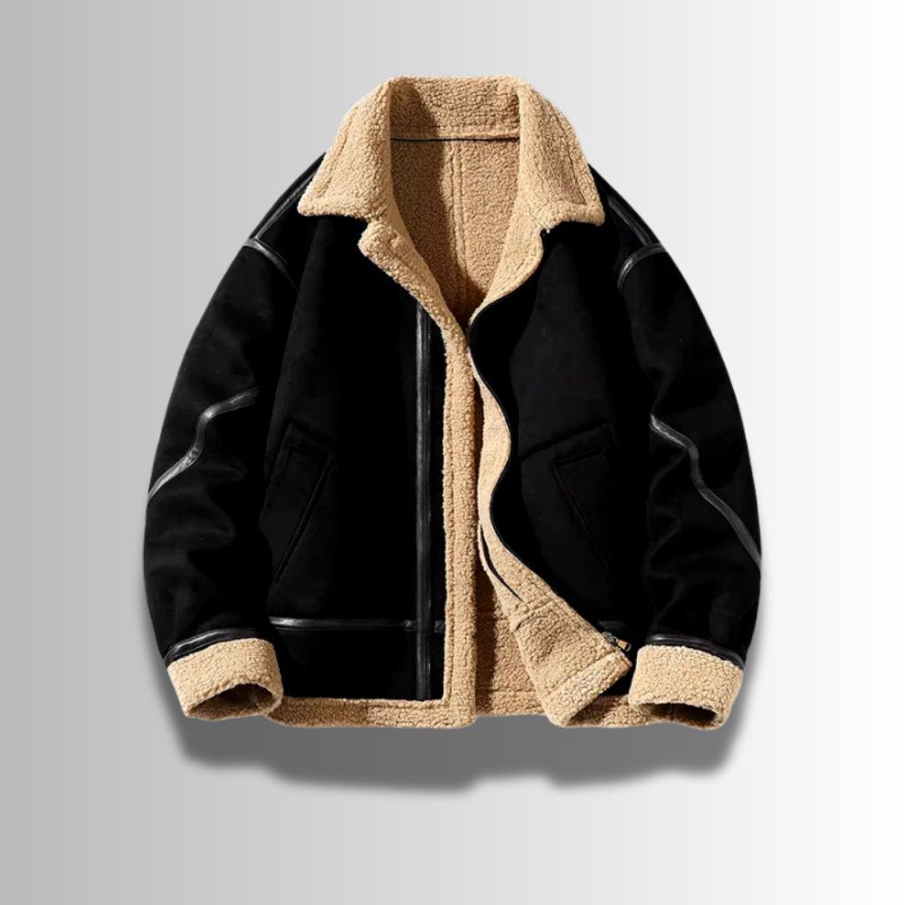 Riccardo - Veste en daim Sherpa