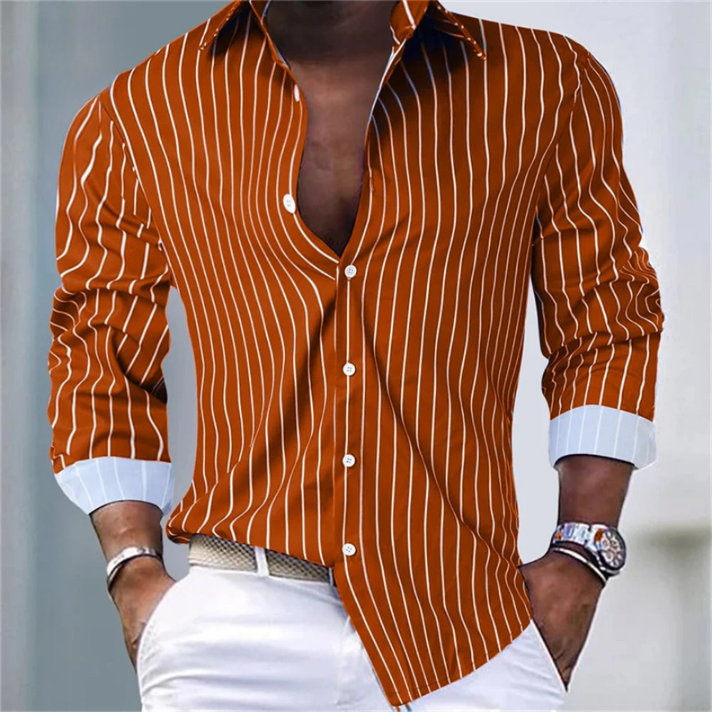 Ermenegildo - Casual Striped Shirt