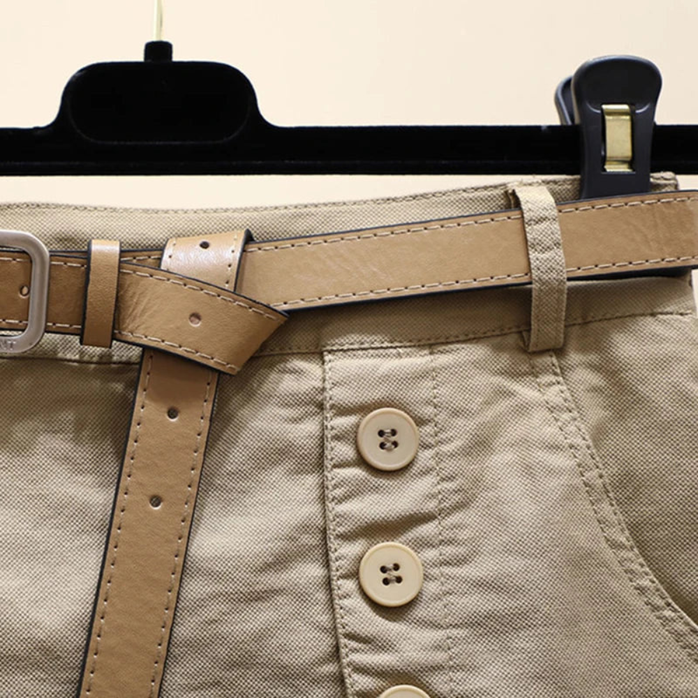 Milano Loose Belted Skort Pants