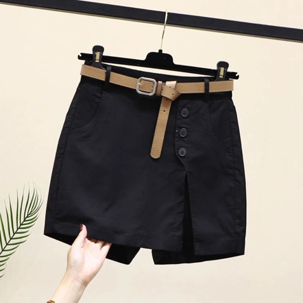 Milano Loose Belted Skort Pants