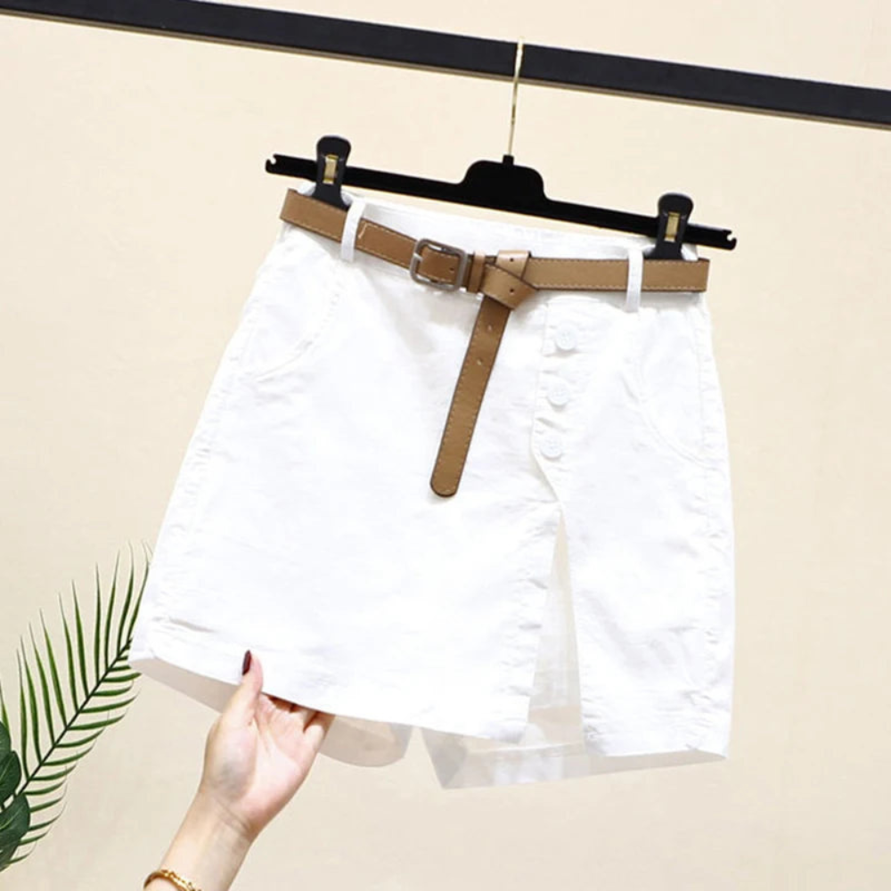 Milano Loose Belted Skort Pants