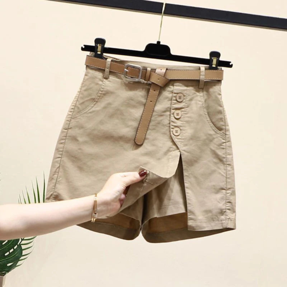 Milano Loose Belted Skort Pants