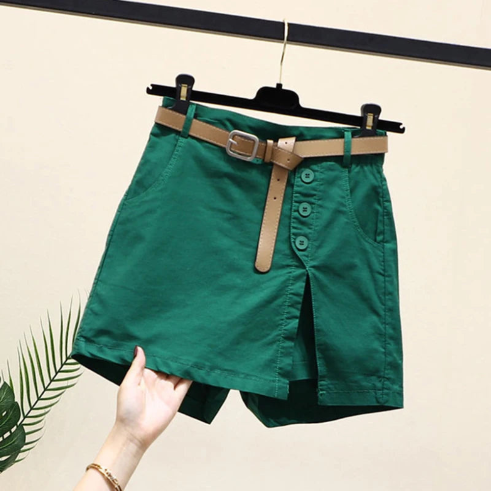Milano Loose Belted Skort Pants