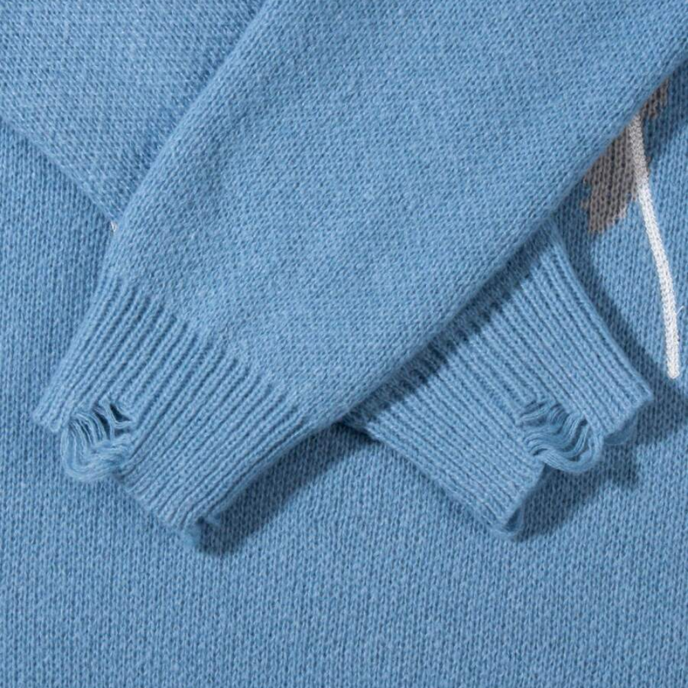 Damiano - Pull en tricot intarsia