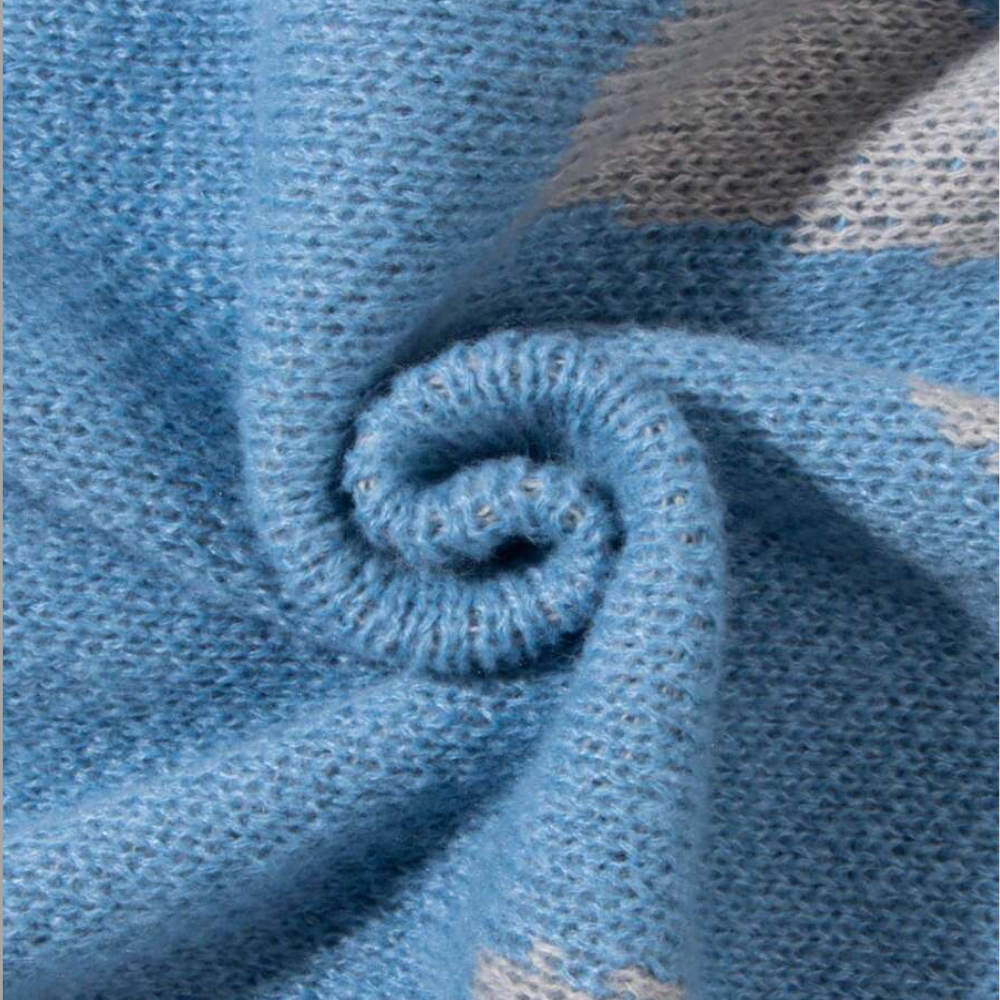Damiano - Pull en tricot intarsia