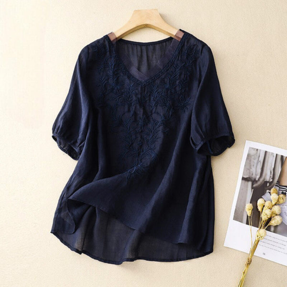 Desirè Cotton-Linen Shirt