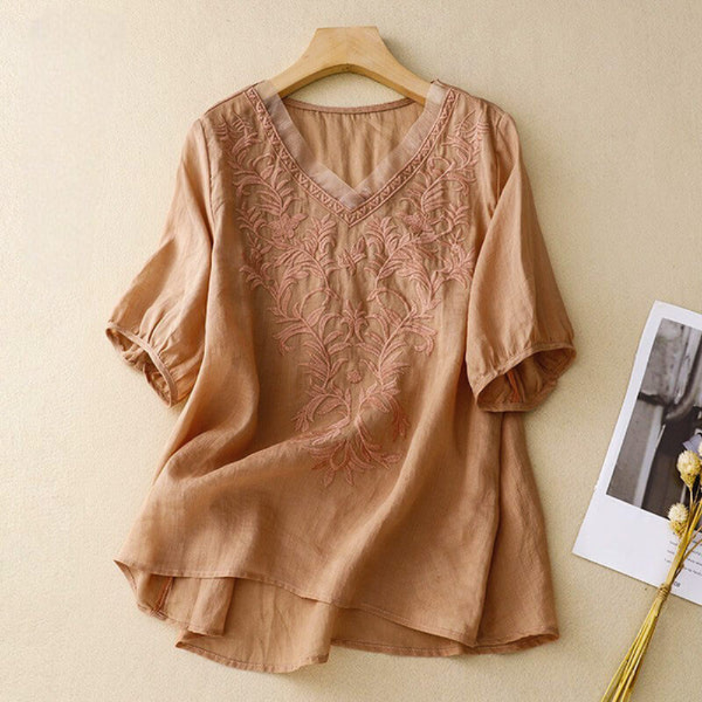 Desirè Cotton-Linen Shirt