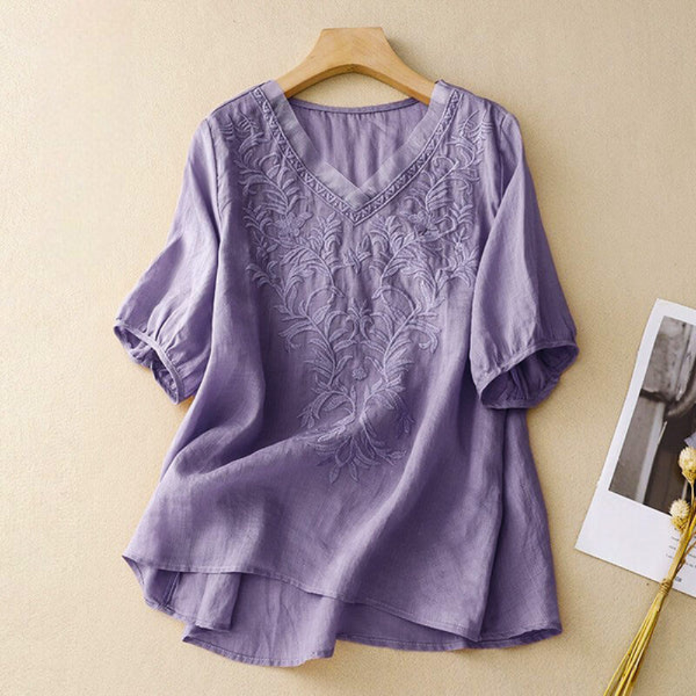 Desirè Cotton-Linen Shirt