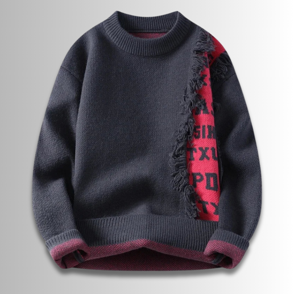 Daniele - Pull en tricot déchiré