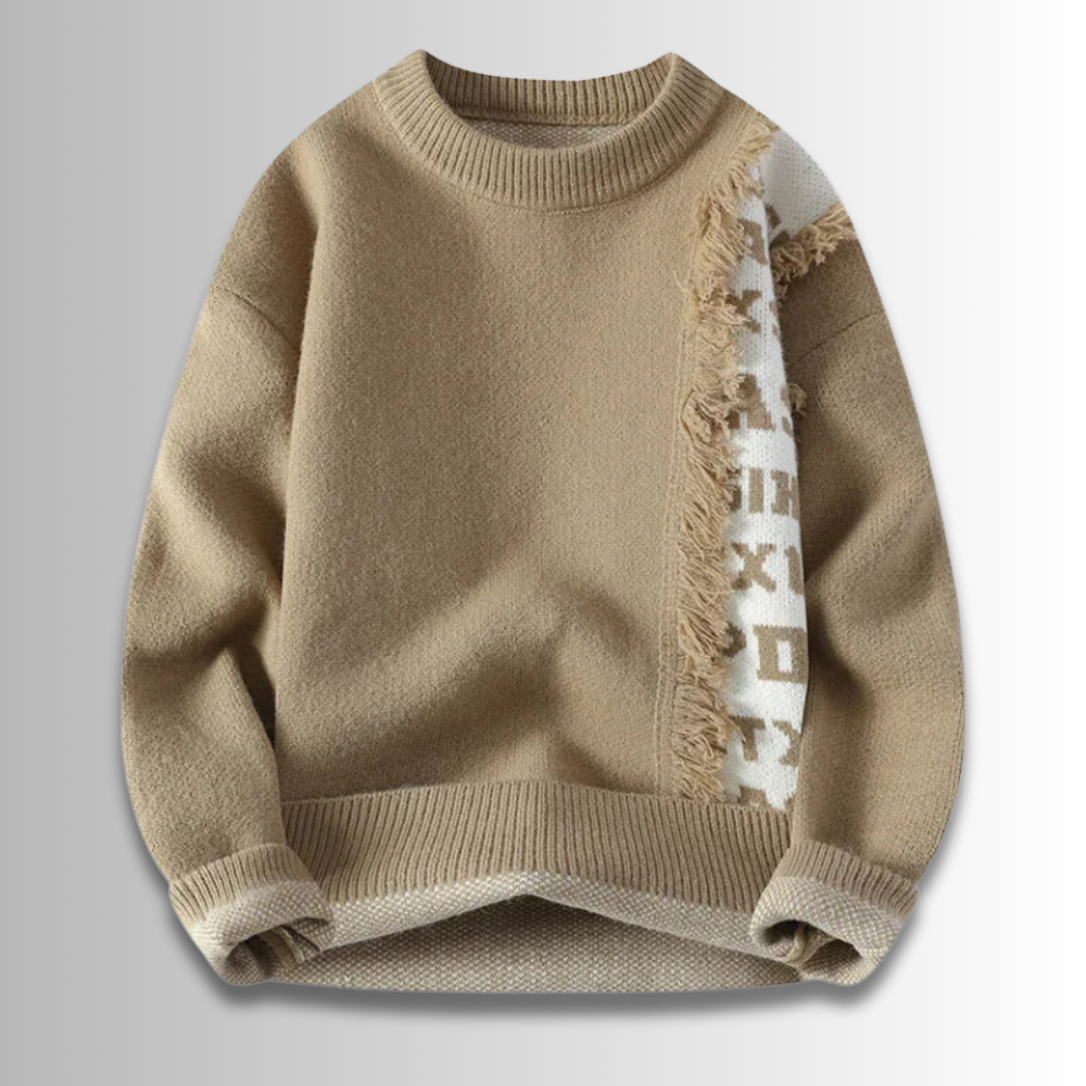 Daniele - Pull en tricot déchiré