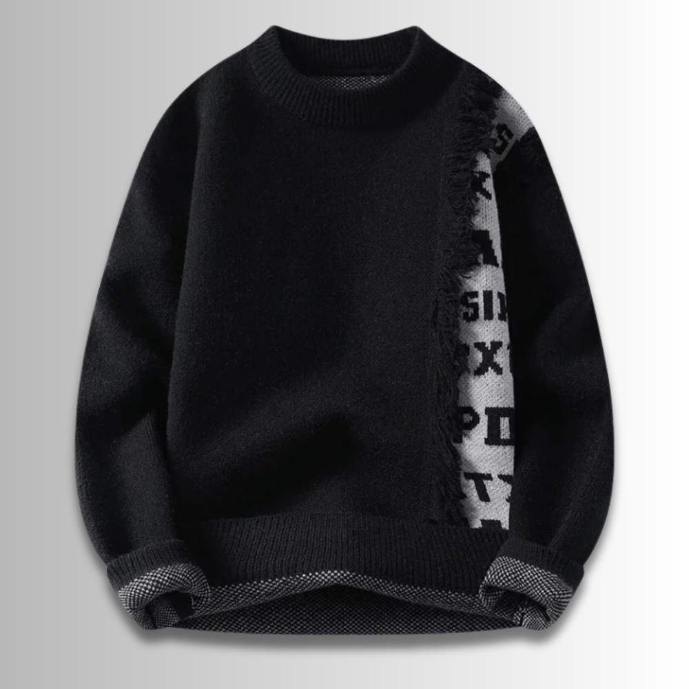 Daniele - Pull en tricot déchiré