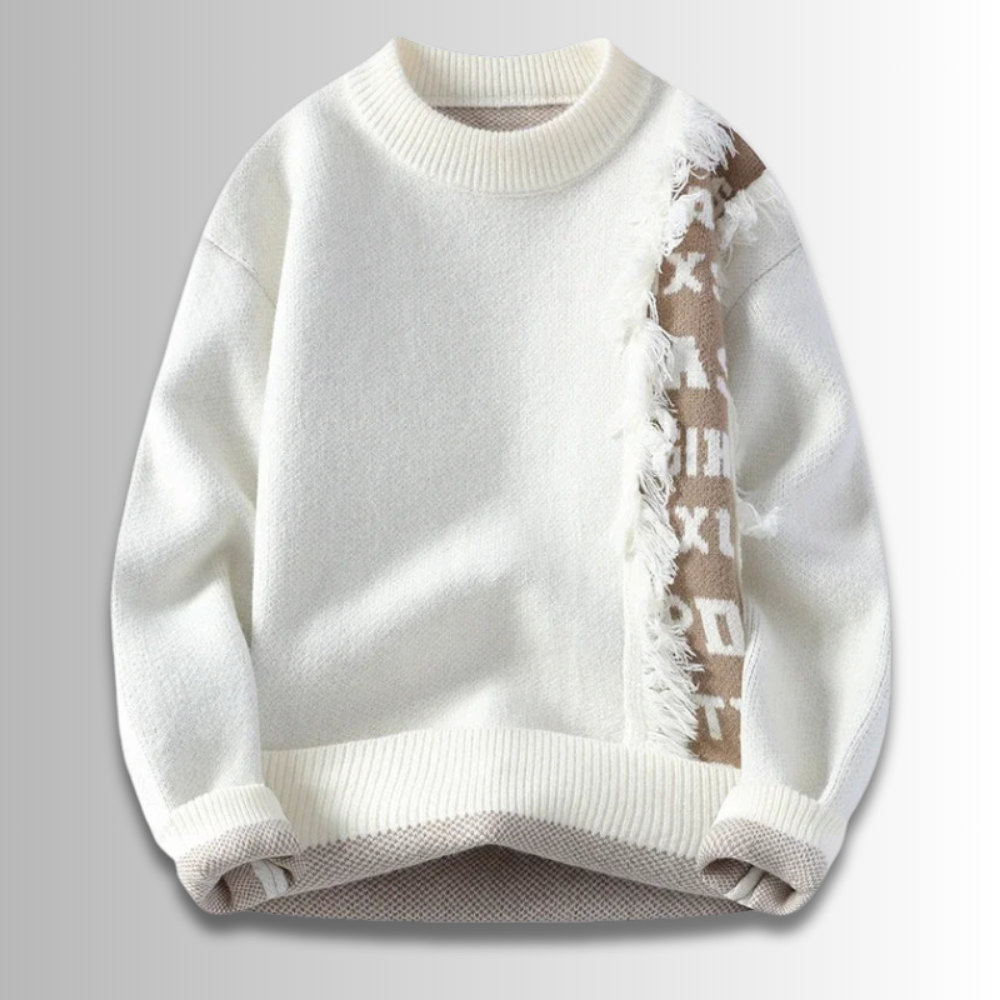 Daniele - Pull en tricot déchiré