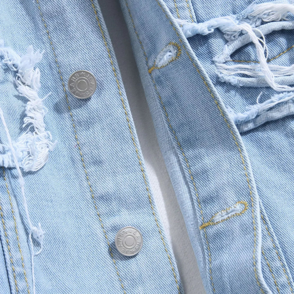 فرانشيسكو - سترة جينز ممزقة