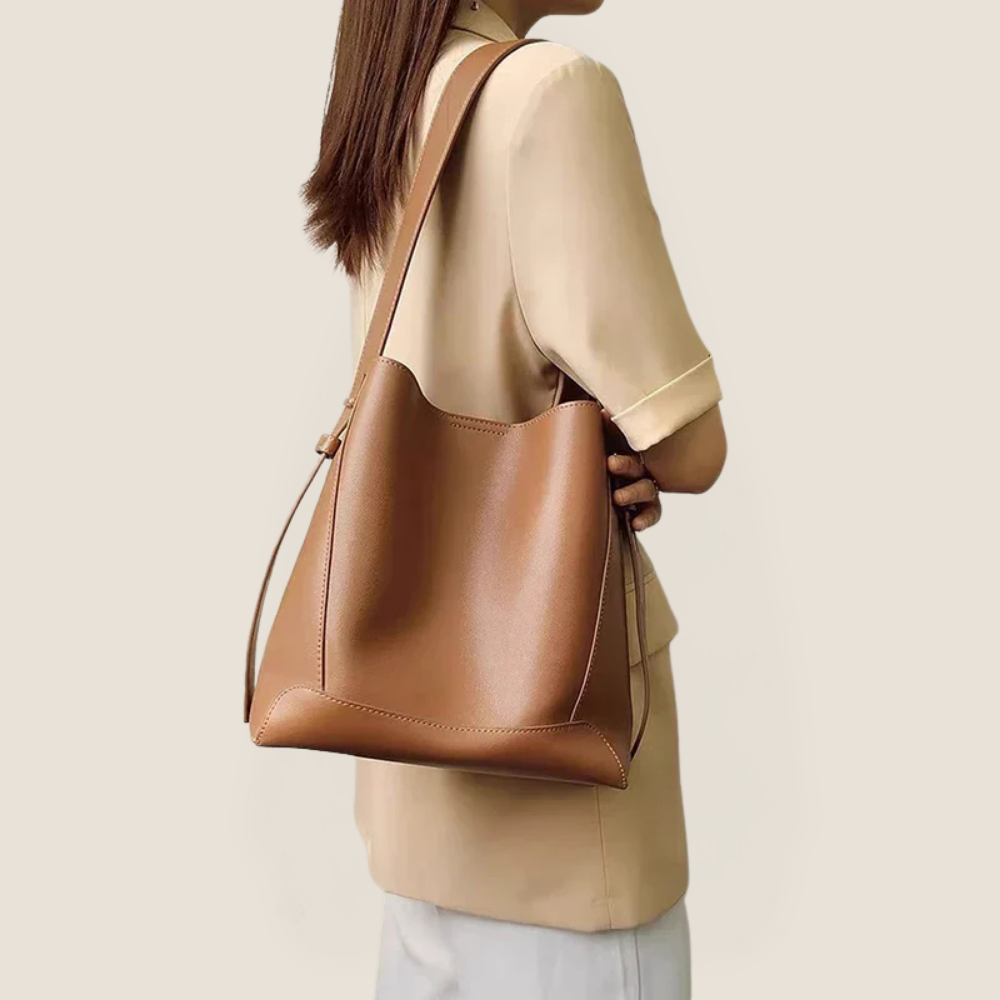 Serena - Sac seau en cuir
