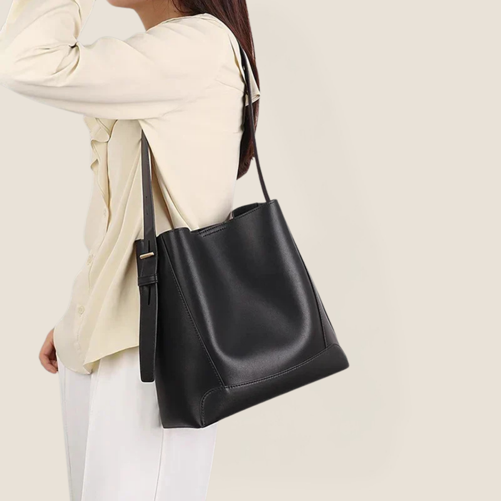 Serena - Sac seau en cuir