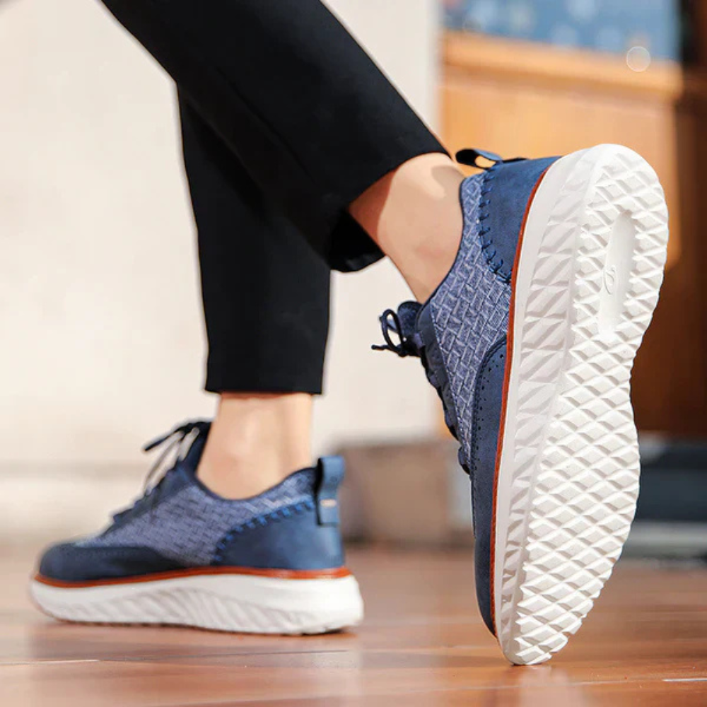 Bruno - Ridge Leather Sneakers