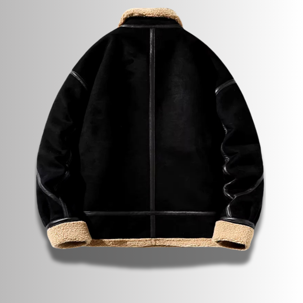 Riccardo - Veste en daim Sherpa