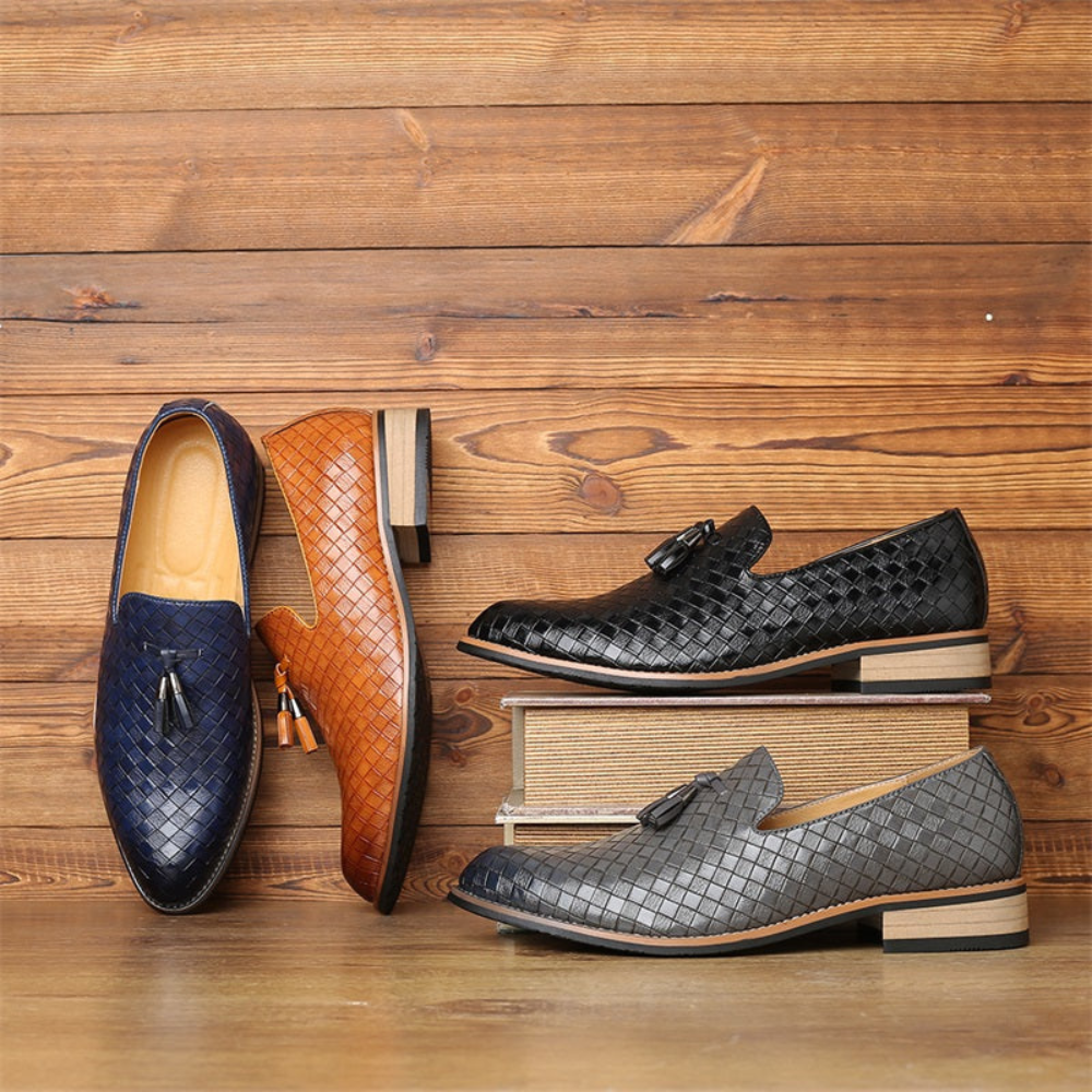 Valentino Valtieri Leather Loafers