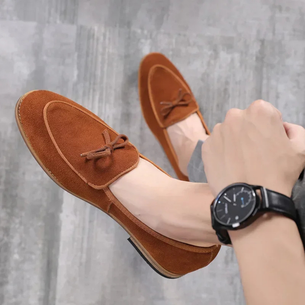 Alberto - Mocassins Aristocrat en daim