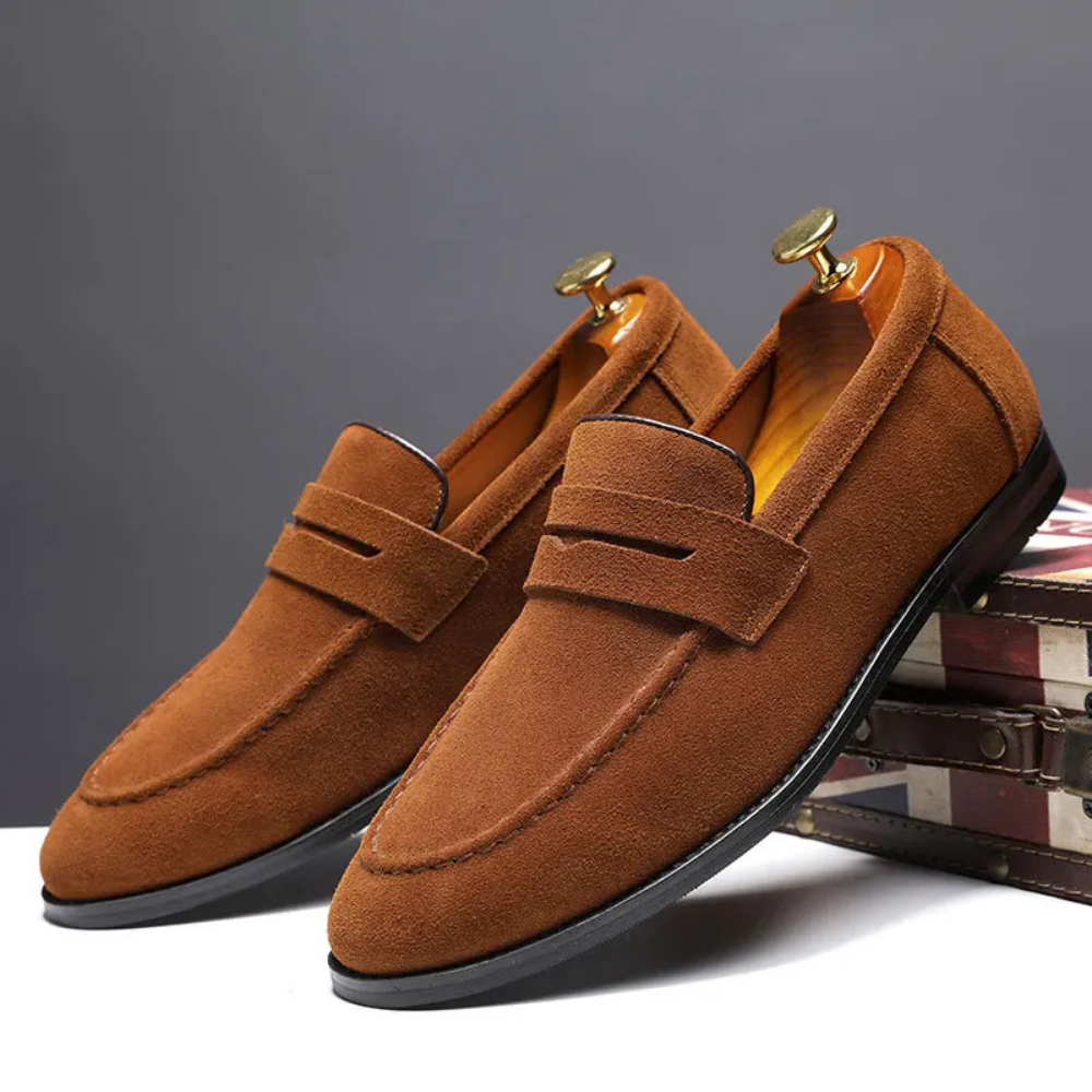 Mario - Genuine Suede Loafers