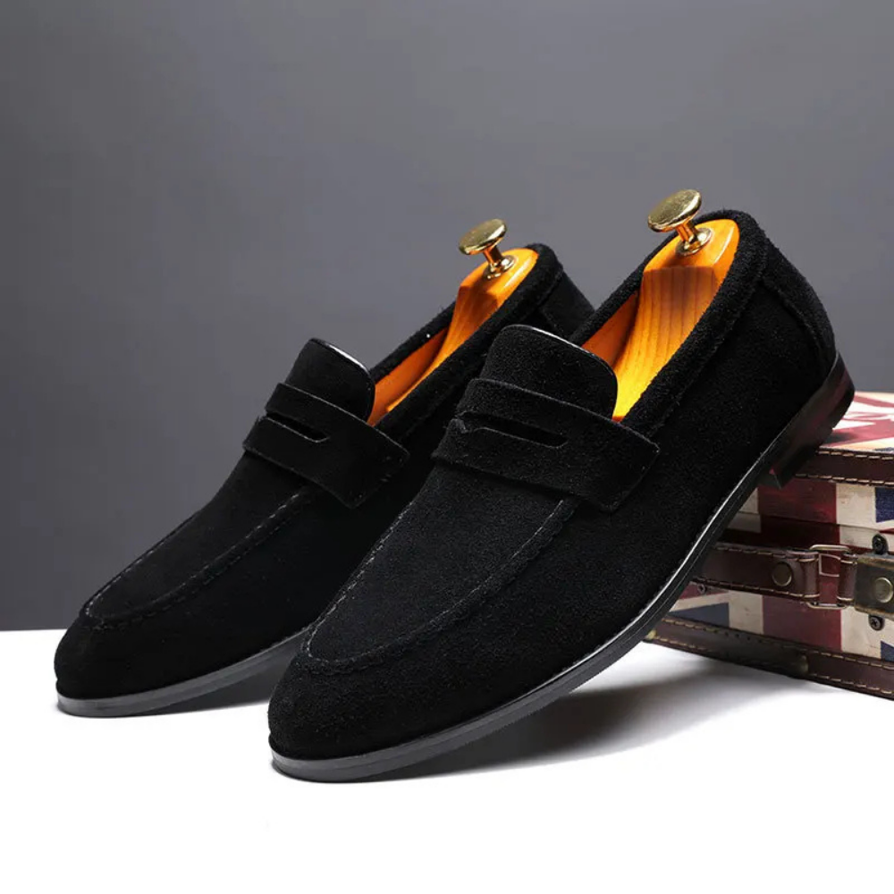 Mario - Genuine Suede Loafers