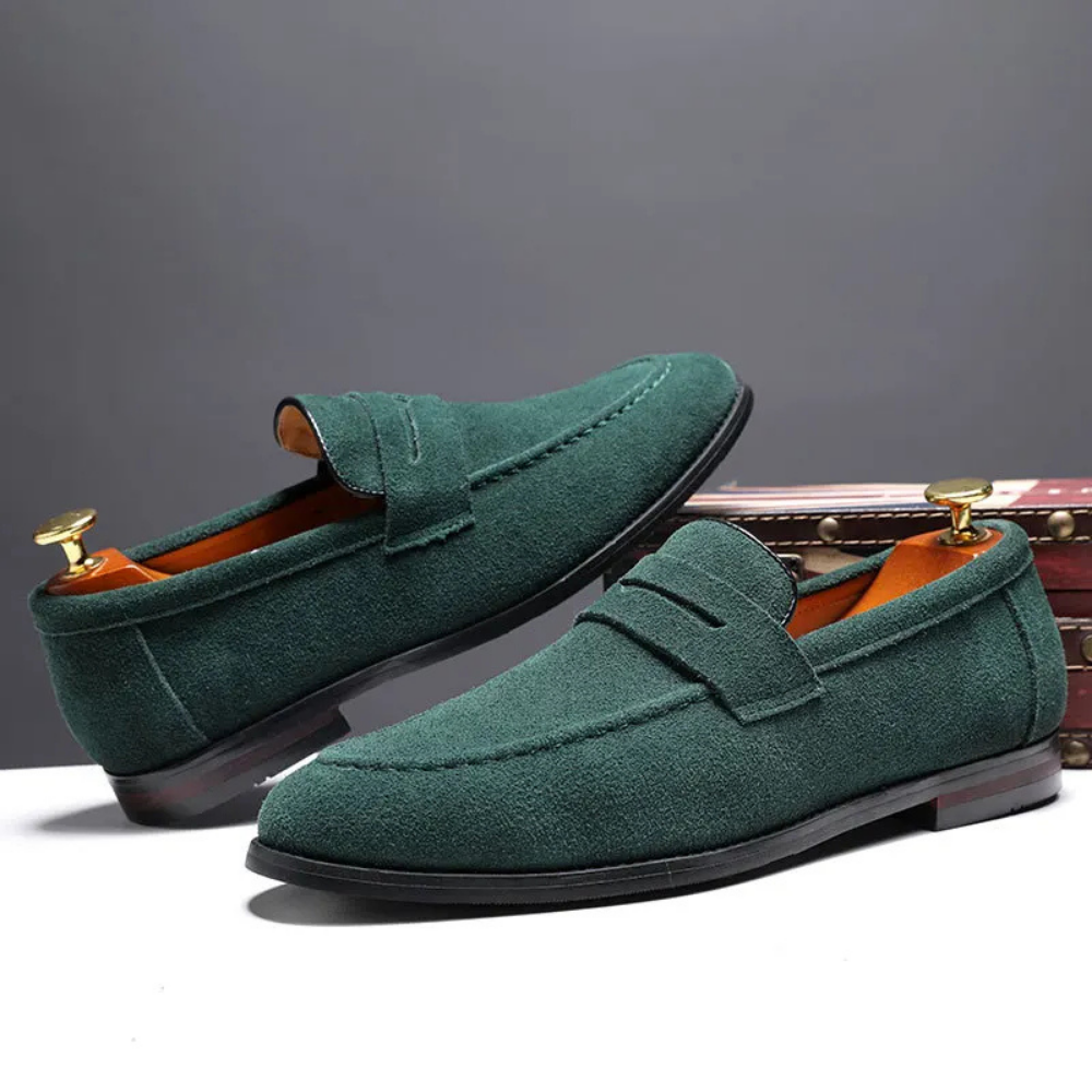 Mario - Genuine Suede Loafers