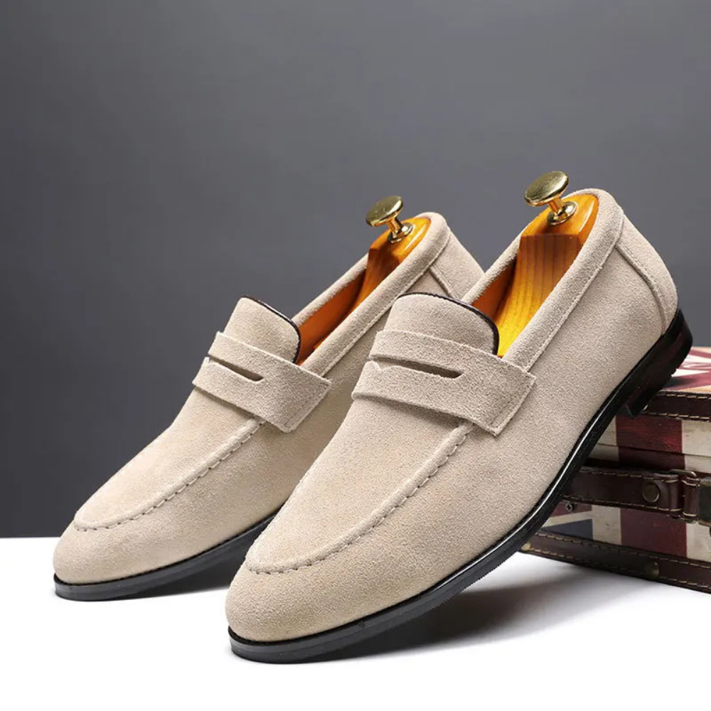 Mario - Genuine Suede Loafers