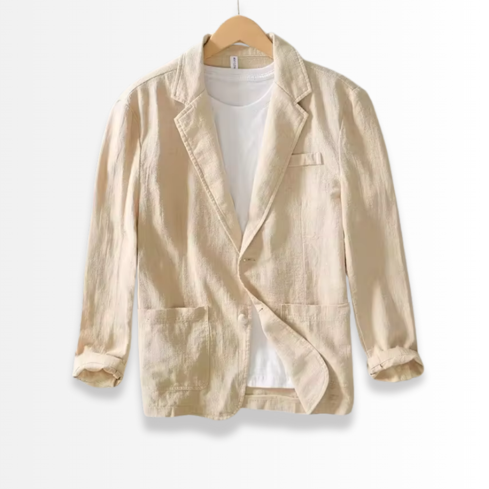 Sergio - Men's Modern Linen Blazer