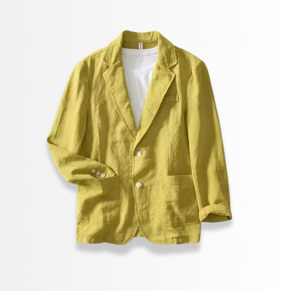 Sergio - Men's Modern Linen Blazer
