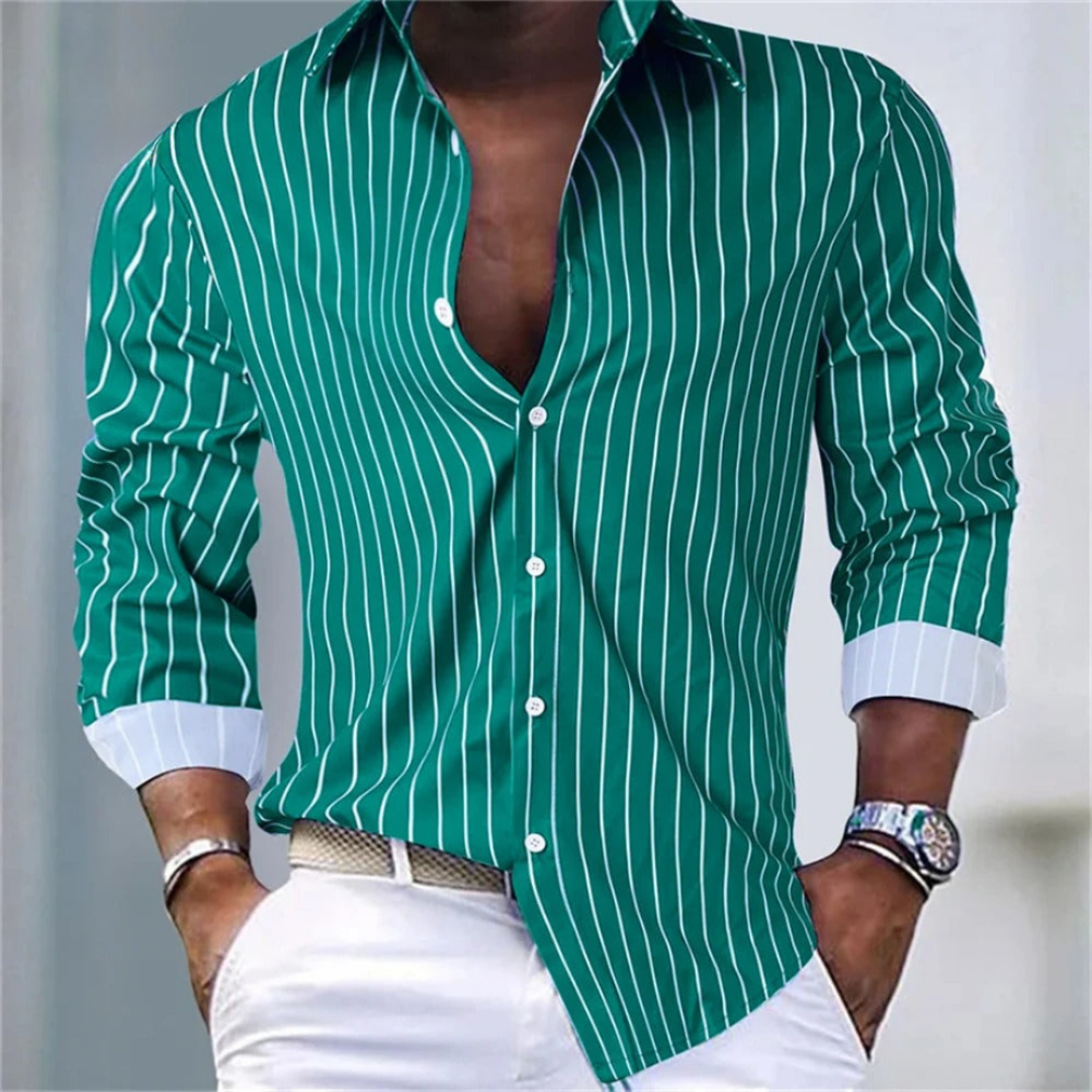 Ermenegildo - Casual Striped Shirt