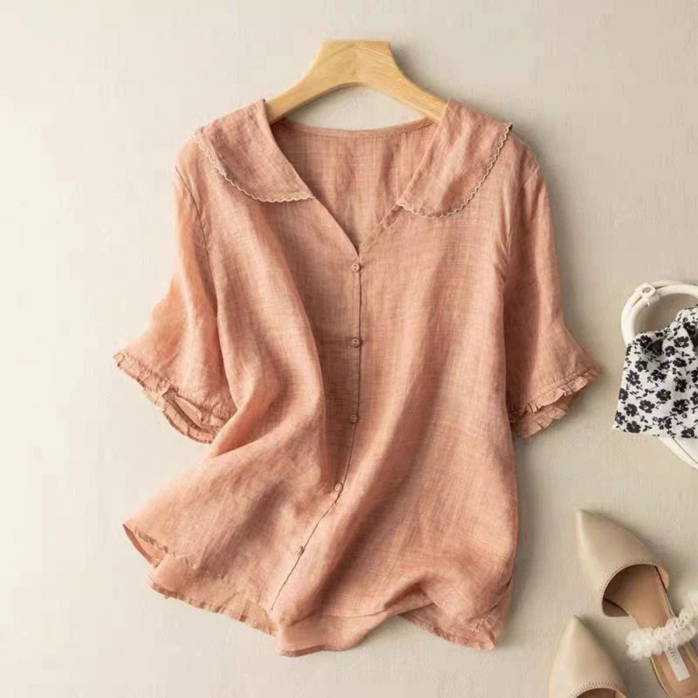 Alessia Milano Linen Blouse