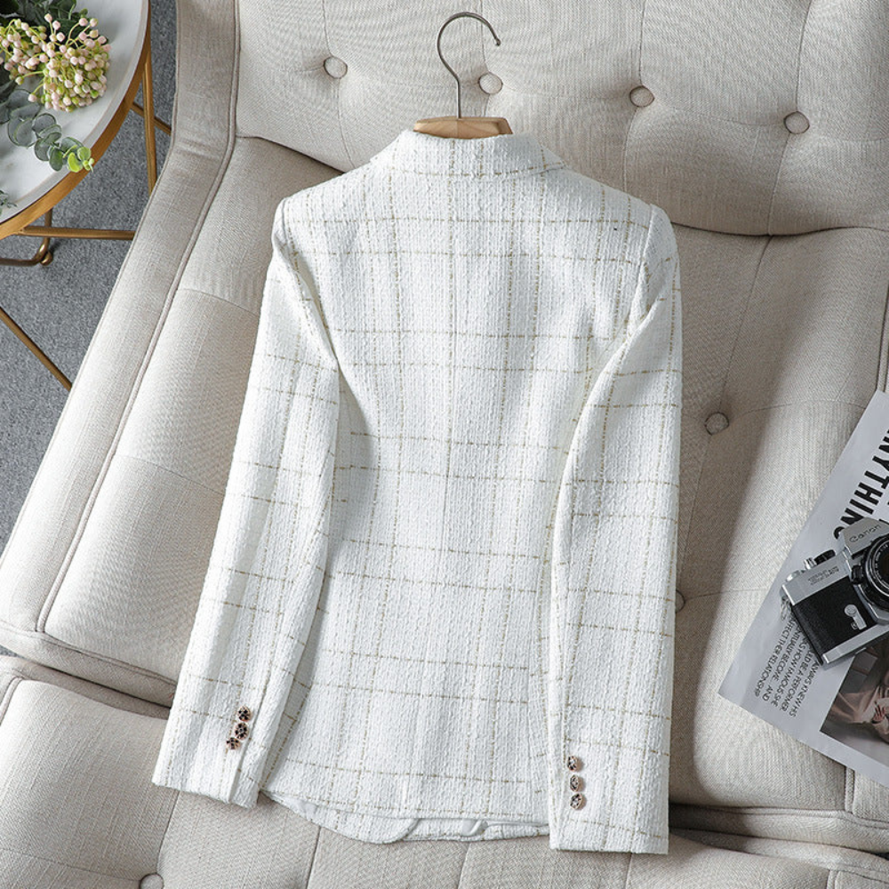 Elisabetta Plaid Blazer