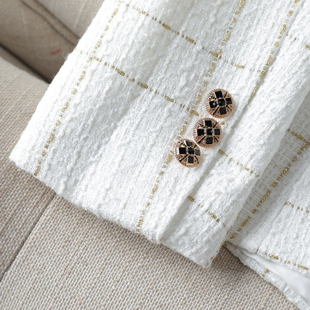 Elisabetta Plaid Blazer