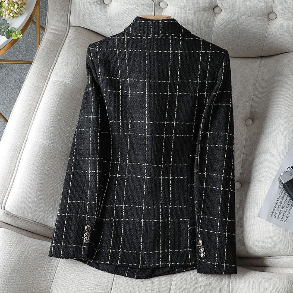 Elisabetta Plaid Blazer