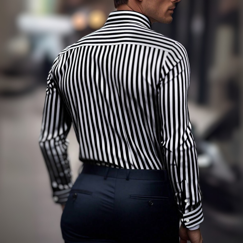 Milano - Flex Striped Men's Shirt