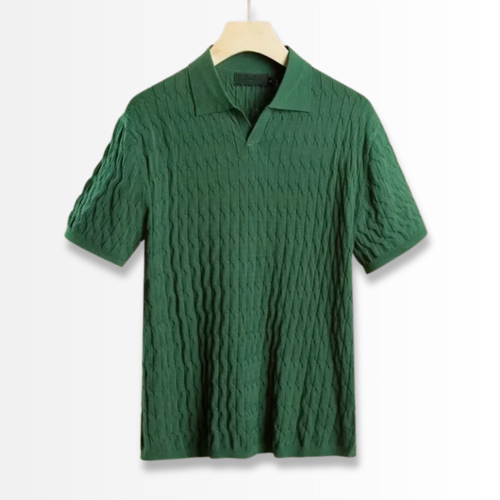 Alberto - Textured Knit Polo