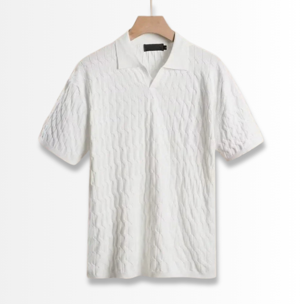 Alberto - Textured Knit Polo