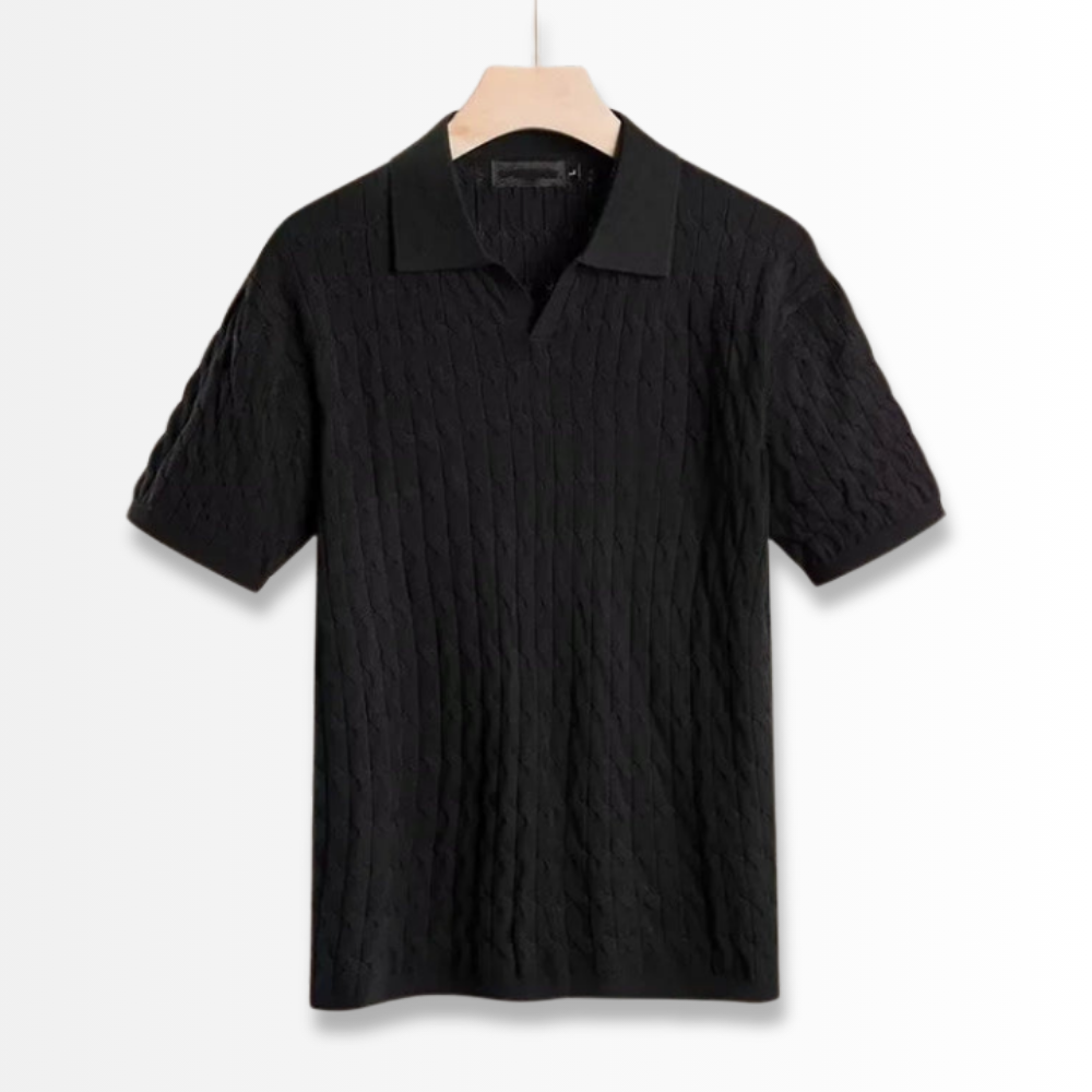 Alberto - Textured Knit Polo