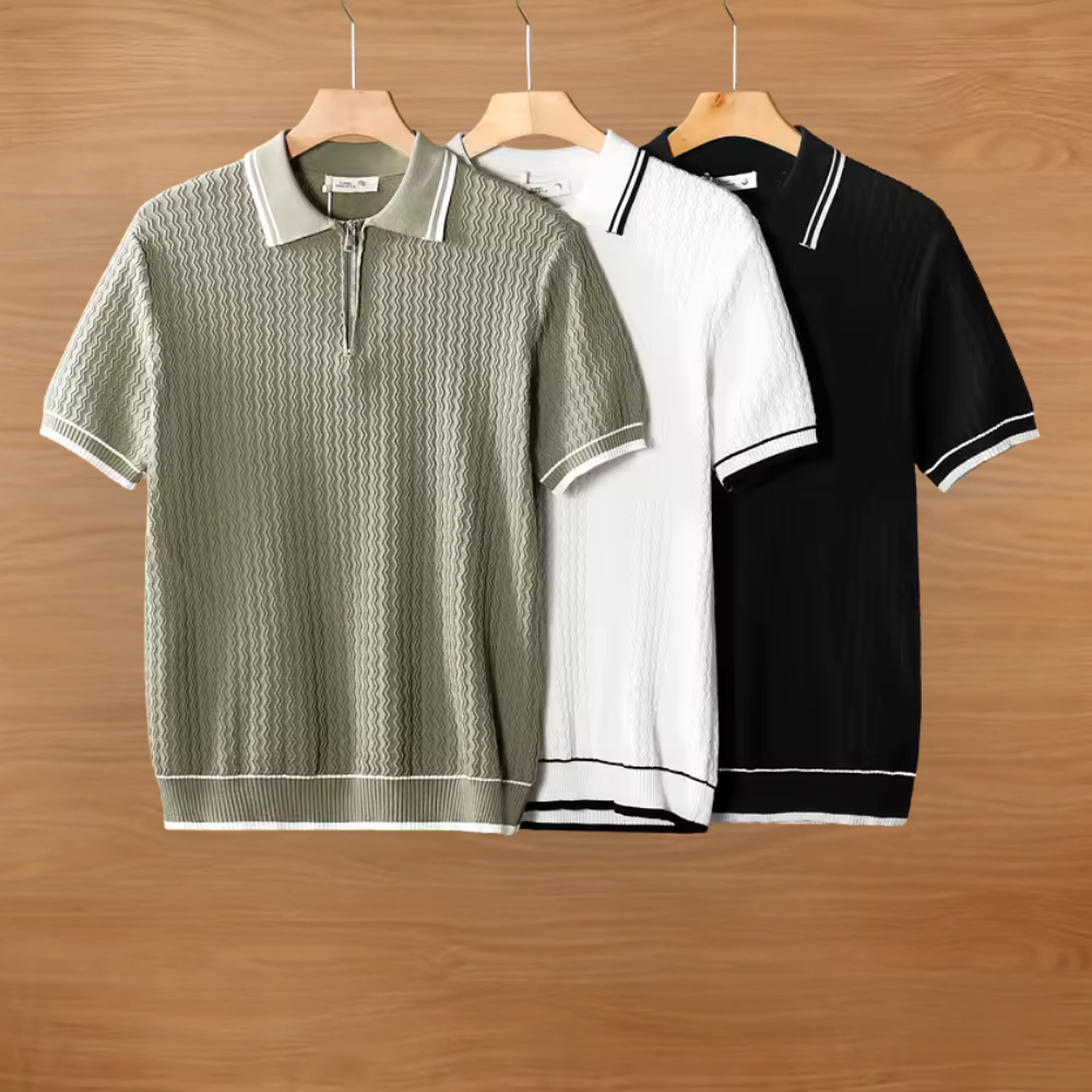 Sergio - Hollow Mesh Premium Polo