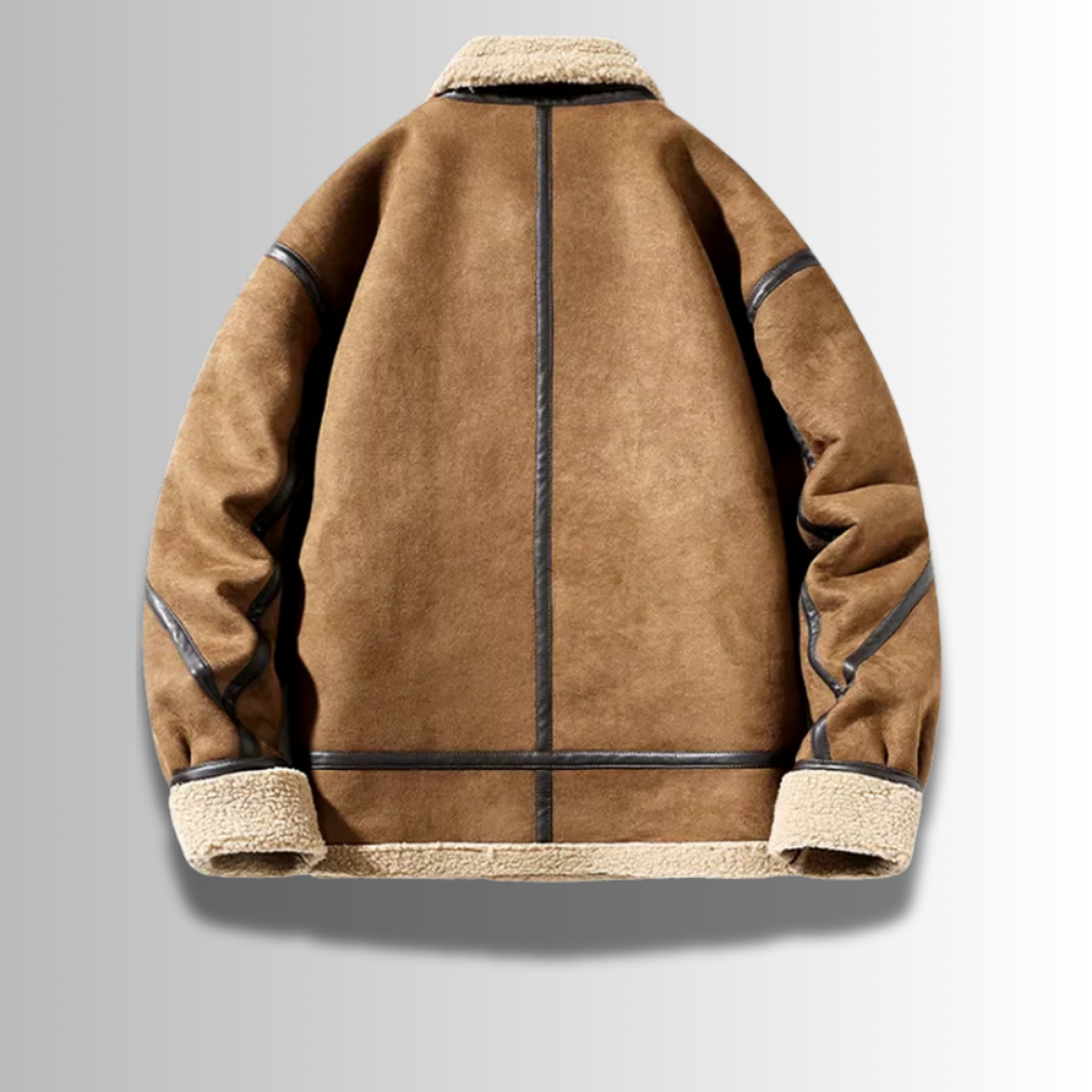 Riccardo - Veste en daim Sherpa