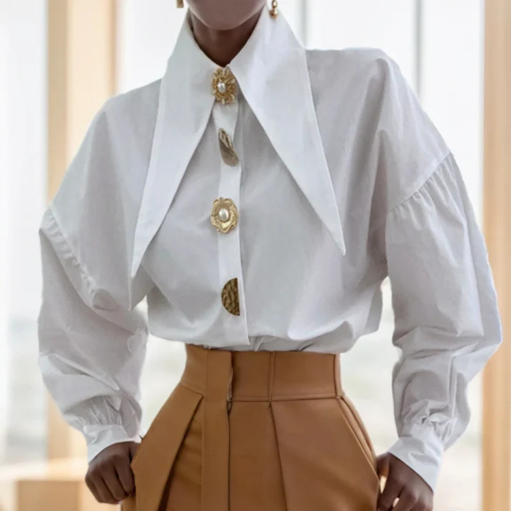 Alessandra - Chemise à col moderne