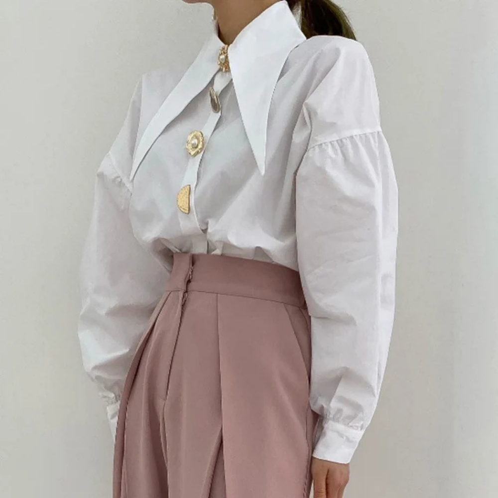 Alessandra - Chemise à col moderne