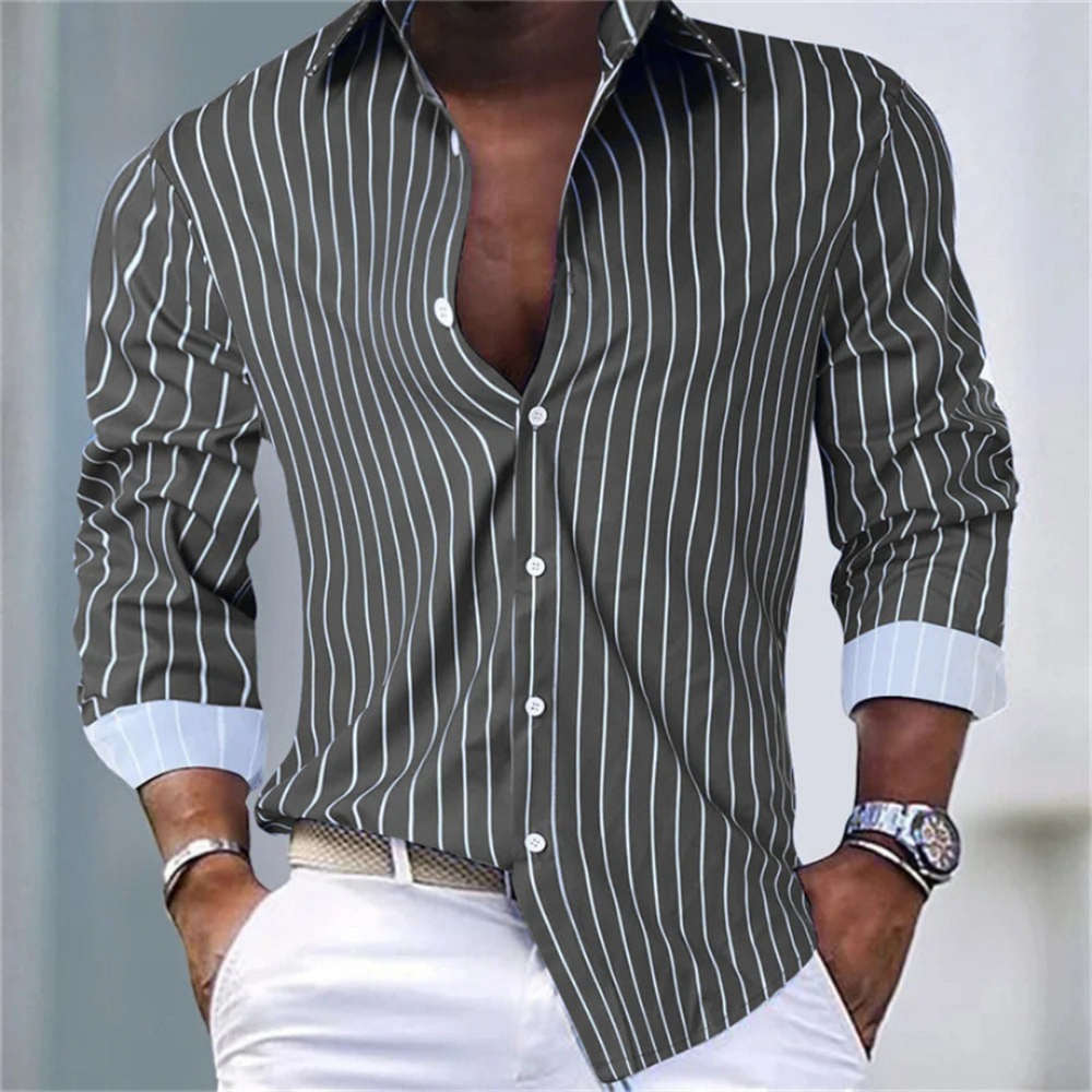 Ermenegildo - Casual Striped Shirt