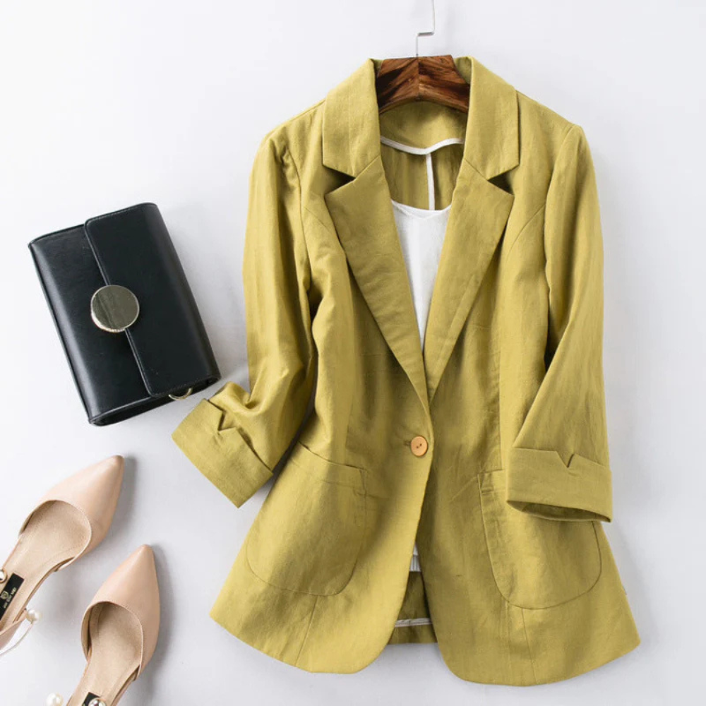 Giulia Linen Blazer