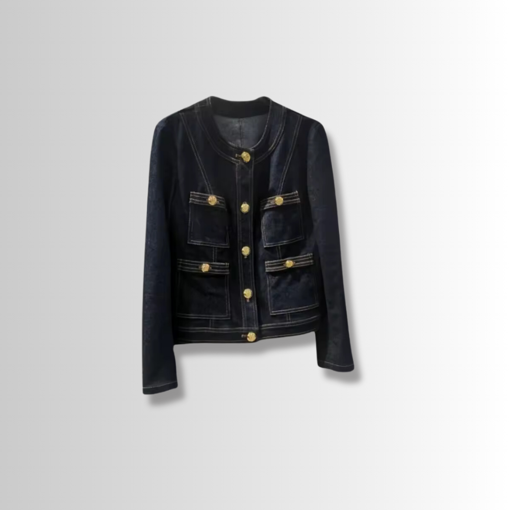 Sofia - Veste en jean de coton de qualité supérieure
