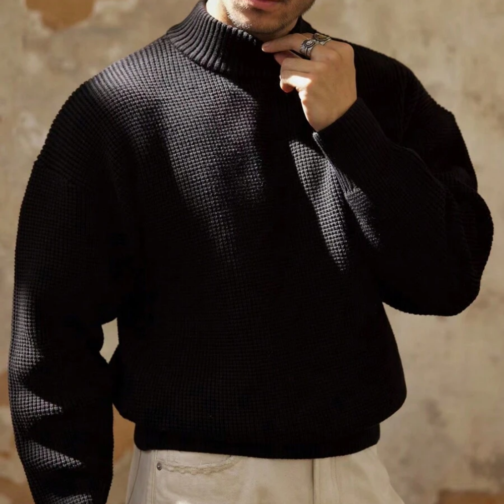 Gabriele - Diamond Turtleneck Sweater