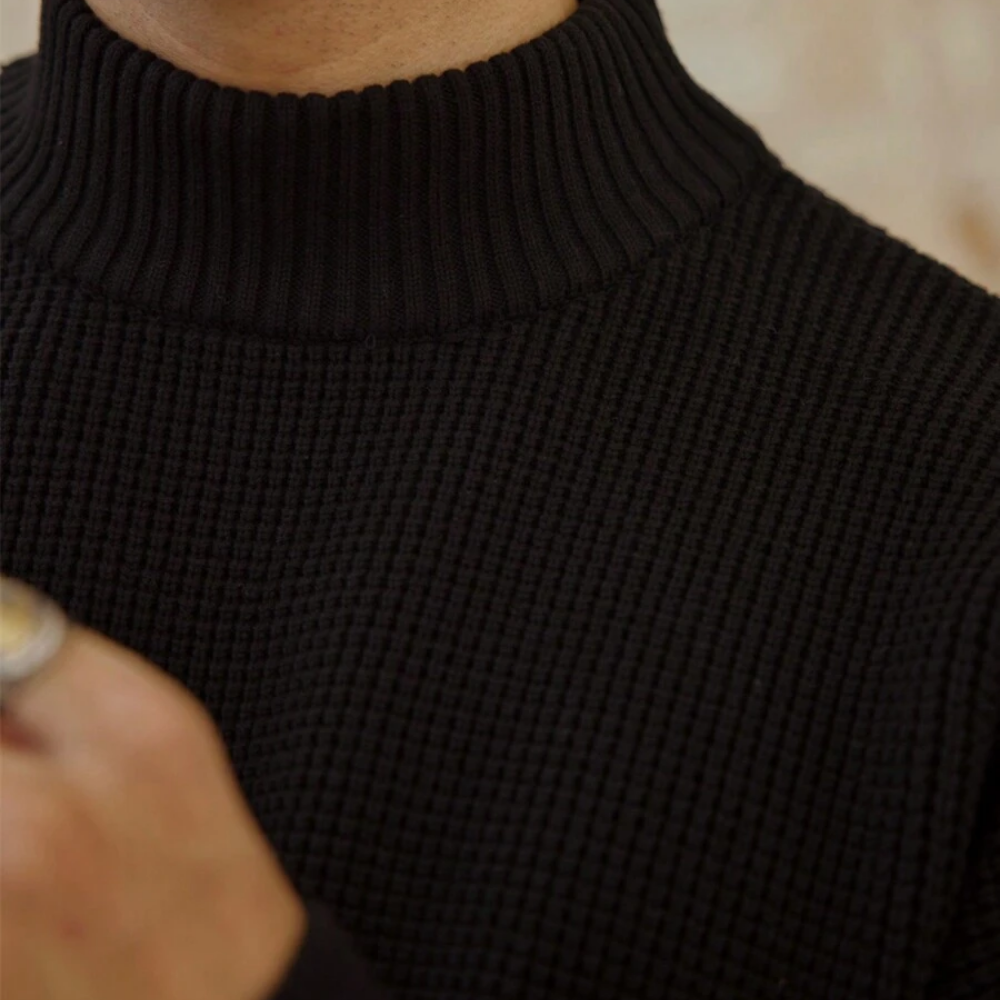 Gabriele - Diamond Turtleneck Sweater